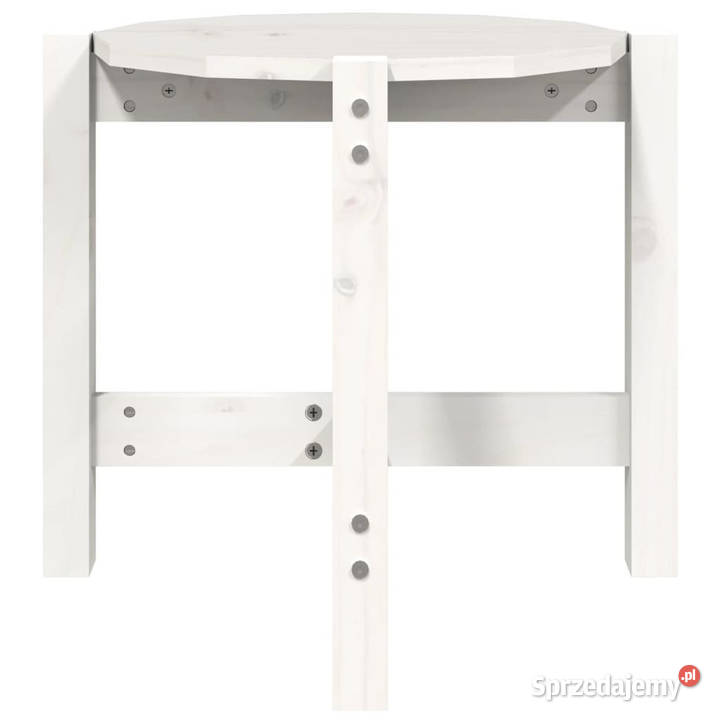 Stolik kawowy biały 525x45 lite drewno sosnowe sprzedam