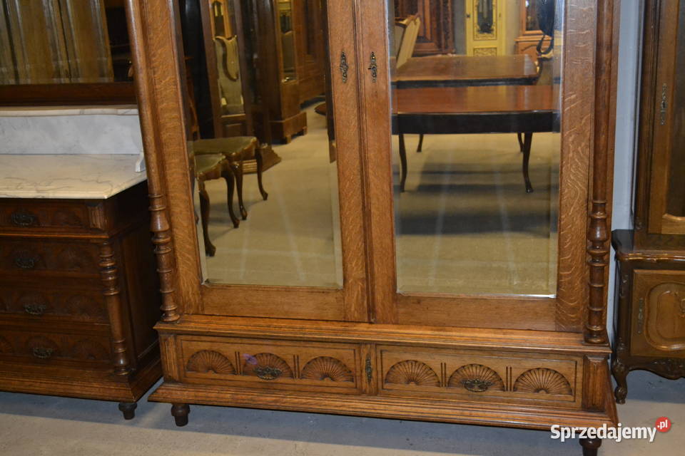 szafa neorenesansowa 1900 dąb Będzin