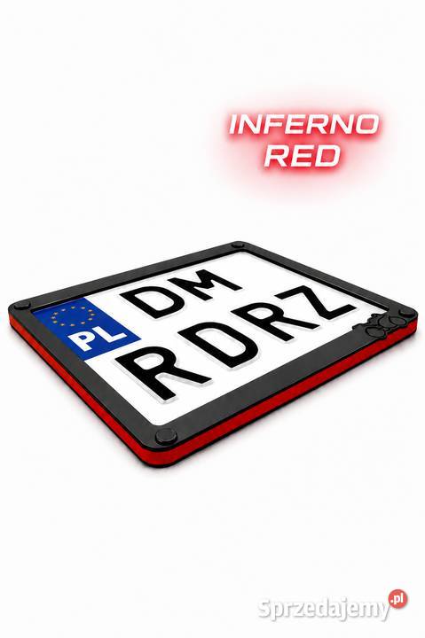 Ramka tablicy rejestracyjnej motocyklowa Olsztyn