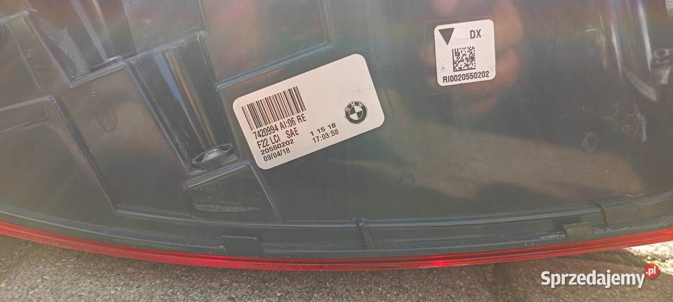 BMW f22 lampy tył LED Rok produkcji 2018 Ropczyce