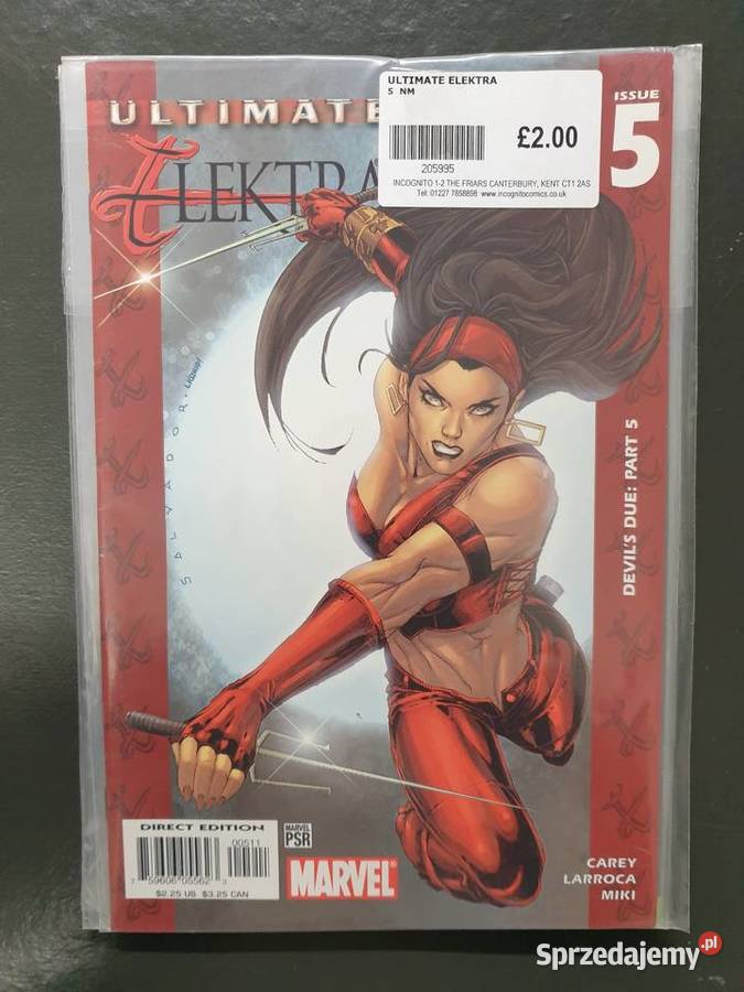 Ultimate Elektra Devils Due 5 komiksów Marvel