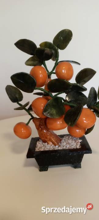 Sztuczne drzewo Feng Shui Jade rzeźbione drzewo Skawina