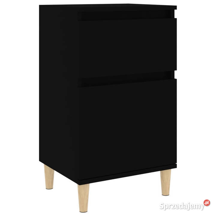 Szafka nocna czarna 40x35x70 WM819694 mazowieckie Warszawa