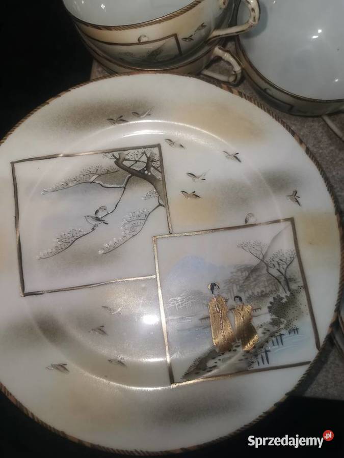 Piękny japoński zestaw do herbaty wielkopolskie Nowy Tomyśl