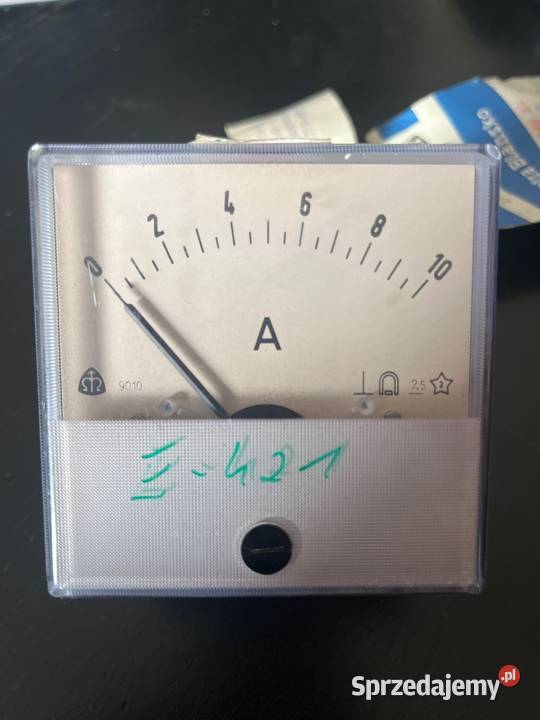 Amperomierz analogowy tablicowy 10A Części i akcesoria Serock