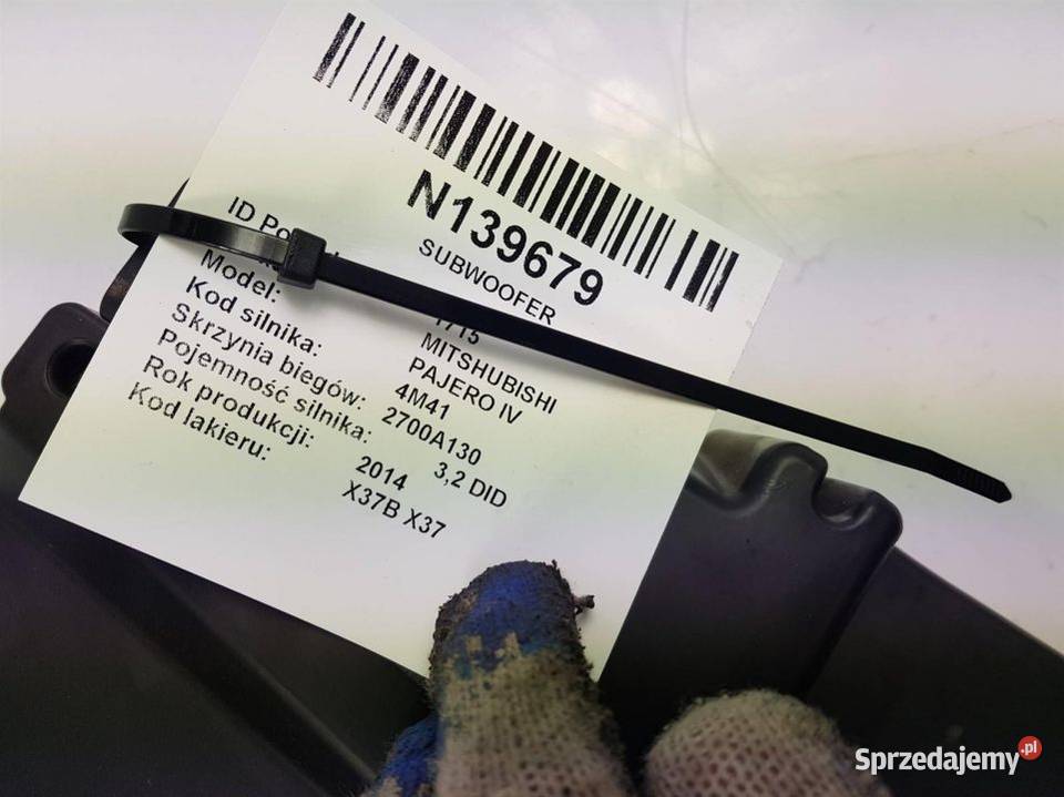 SUBWOOFER PAJERO IV 8720A031 osobowe Lipno
