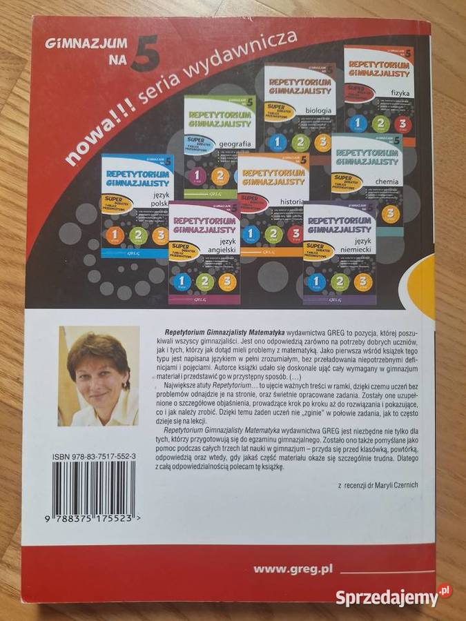 Matematyka Repetytorium gimnazjalisty Matematyka pomorskie Gdańsk