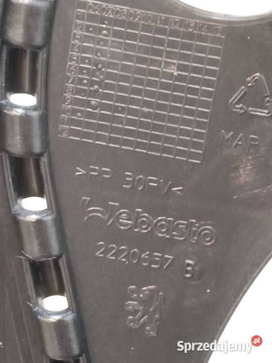 SZYBERDACH ROLETA ŻALUZJA Peugeot 207 I 20062012 Motoryzacja