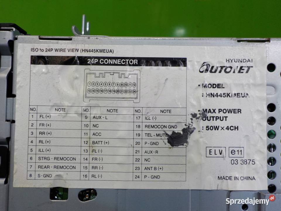 KIA SPORTAGE II 20 CRDI 08r radio CD sprzedam