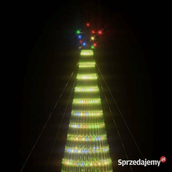 vidaXL Choinka LED 1544 diody LED Kolorowa 500 Warszawa