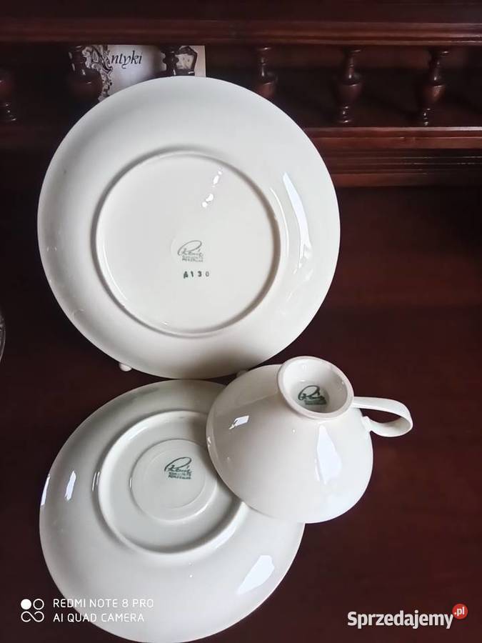 Filiżanka z talerzykiem deserowymRenie Qualitets Gdańsk