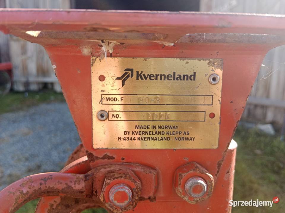 Pług 2 Skibowy Obrotowy Kverneland Model F 80 Trzydnik Mały sprzedam