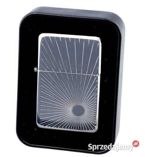 Zapalniczka Benzynowa z Gotowym Grawerem Słońca Ostrowy nad Okszą sprzedam