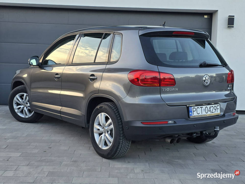 Volkswagen Tiguan bezwypadkowy zadbany w wspomaganie kierownicy Czarnków sprzedam