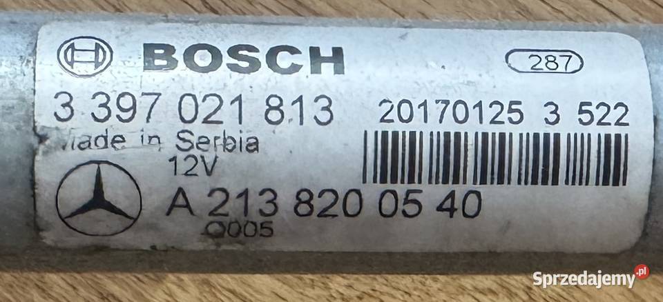 MECHANIZM WYCIERACZEK SILNIK A2138200540 osobowe