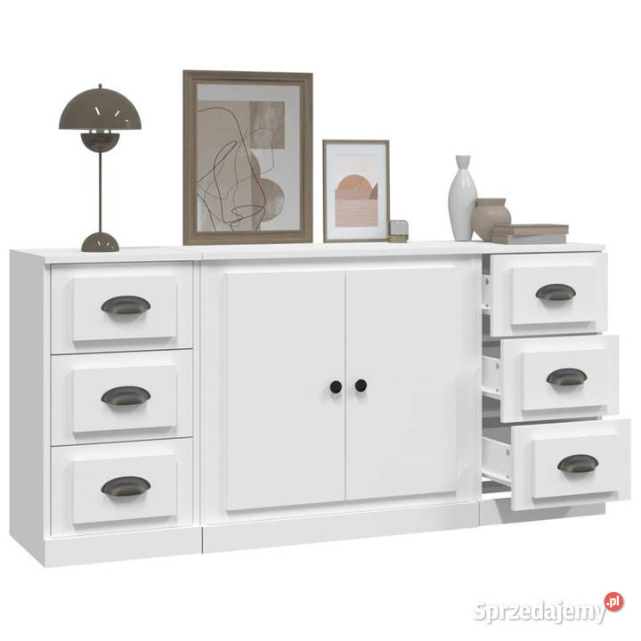 Szafki 3 biały materiał drewnopochodny WM3185231 sprzedam