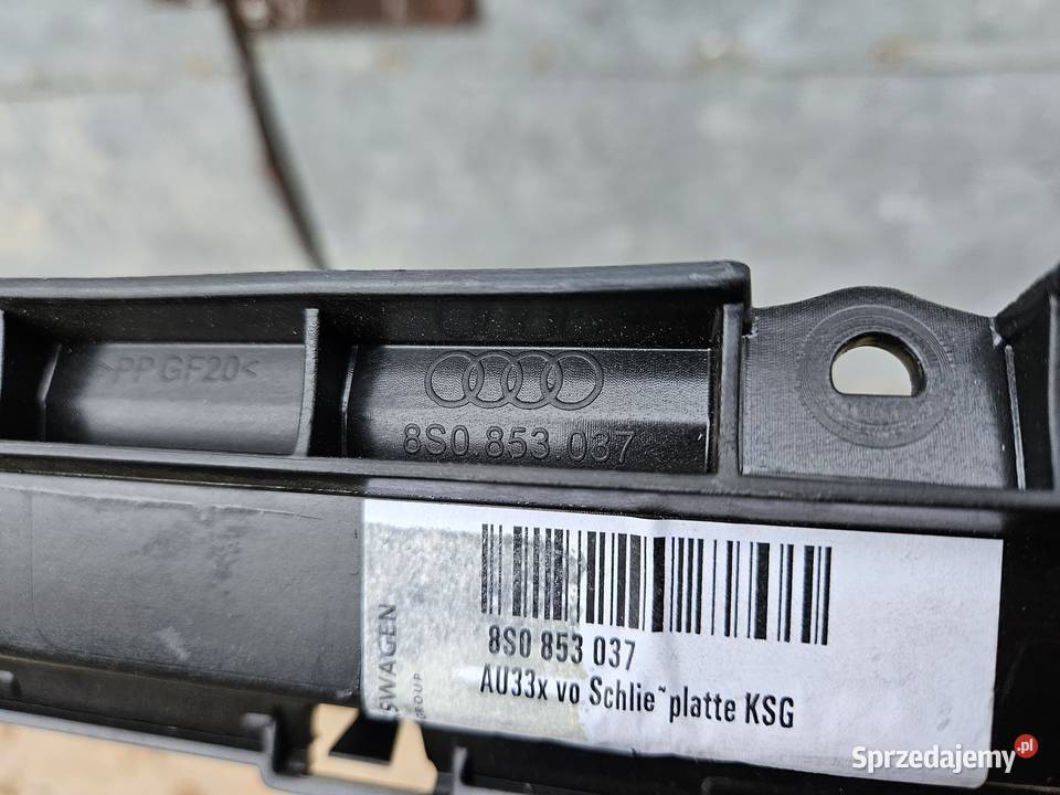 AUDI TT MOCOWANIE WSPORNIK ATRAPY PRZÓD osobowe