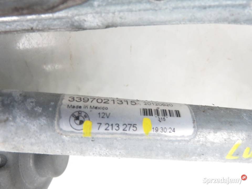 MECHANIZM WYCIERACZEK BMW X3 7213275 7021315 osobowe