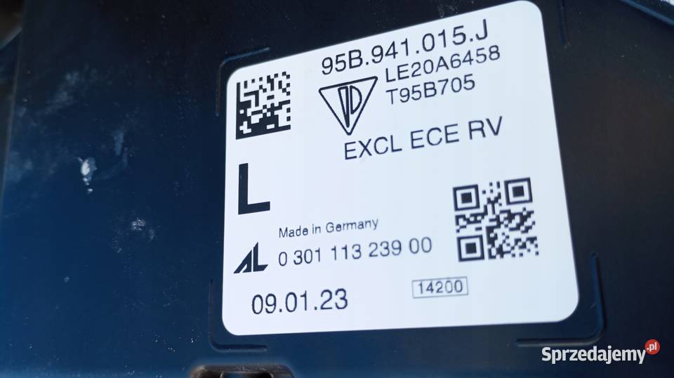 LAMPA LEWY PRZÓD FULL LED PORSCHE MACAN 95B LIFT Nowy Tomyśl