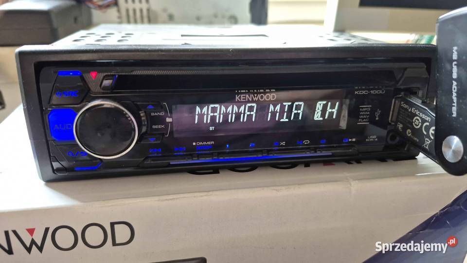 Radio smaochodowe KENWOOD 100U usb aux łódzkie Łódź