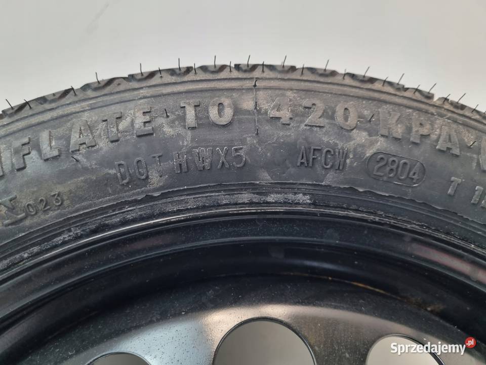 KOŁO DOJAZDOWE Opel Astra H dojazdówka 11570 R16