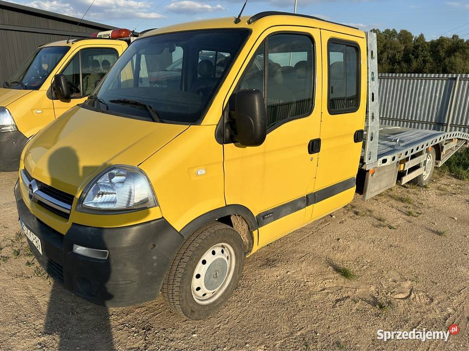 Opel movano autolaweta 7 osób kupiony w Polsce