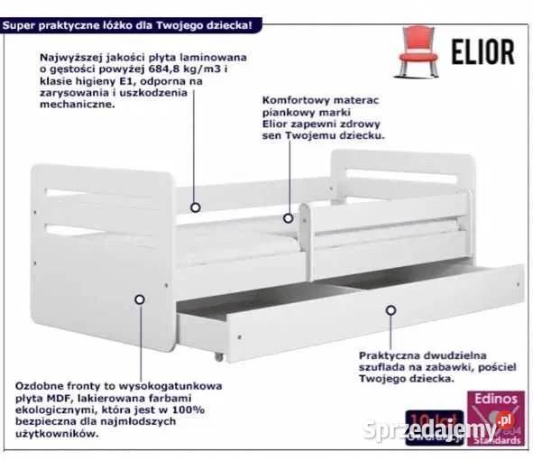 Łóżko dziecięce z materacem Candy 2X 180x80 Wrocław