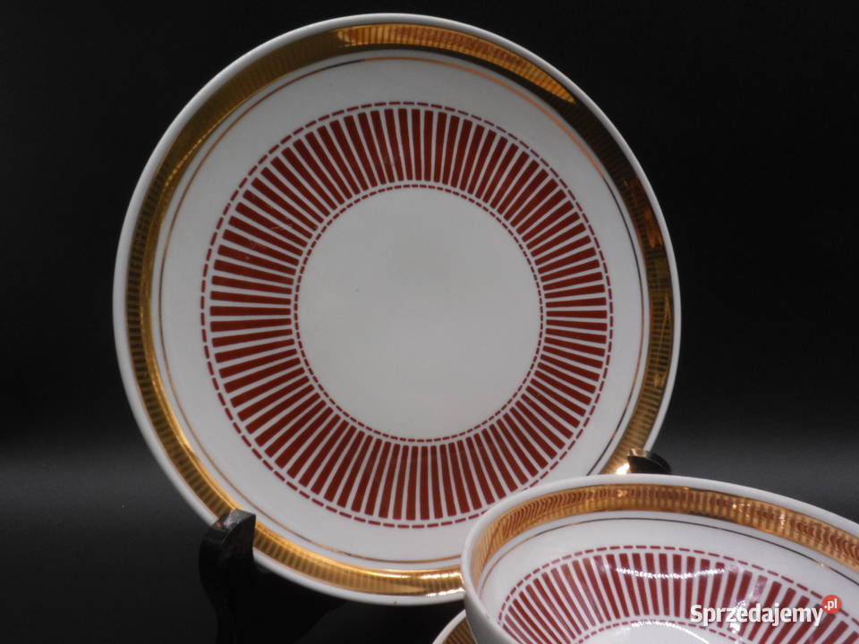 Zestaw śniadaniowy trio z porcelany CP