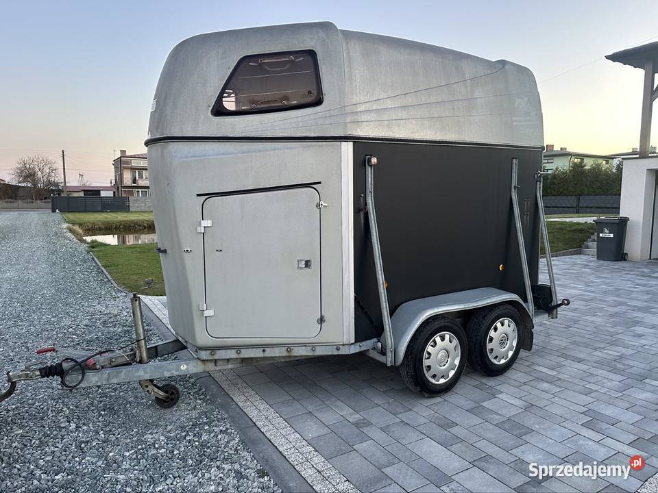 Przyczepa do przewozu 2 koni dmc 1300 kat B Mokra