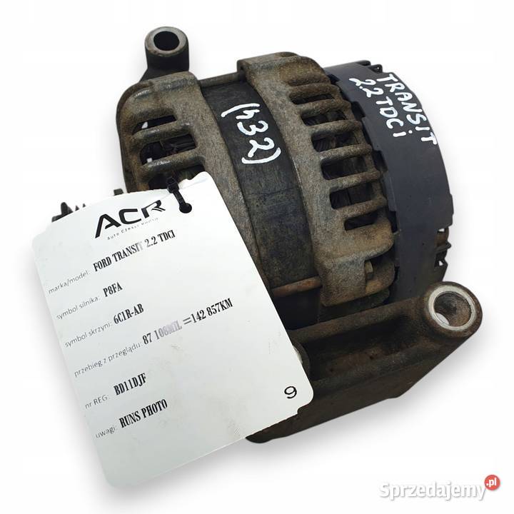 ALTERNATOR Ford Transit 22 TDCi 150A Bosch Chełm sprzedam