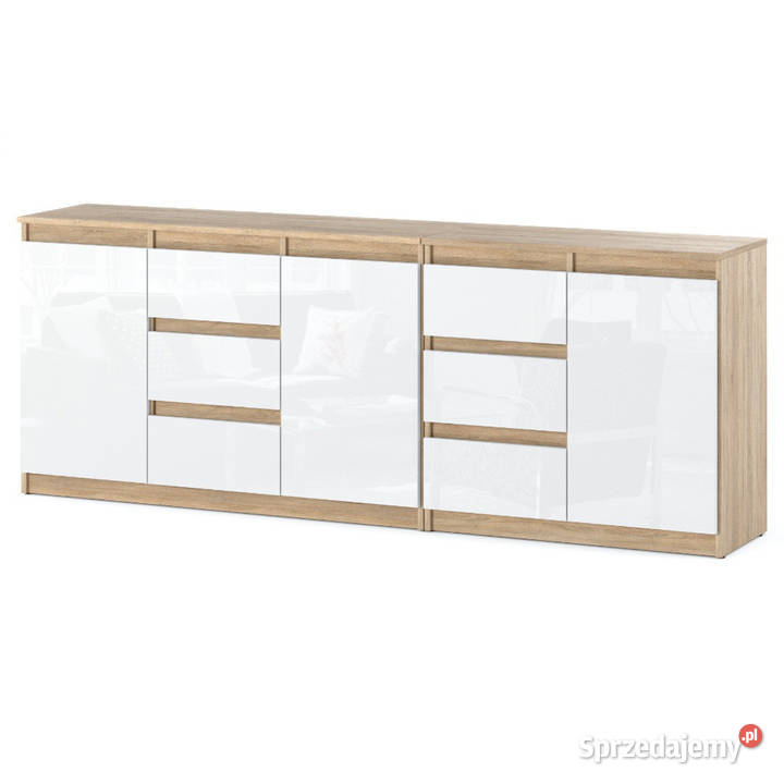 Komoda Wysoka Z 6 Szufladami 200 Do Salonu Elbląg