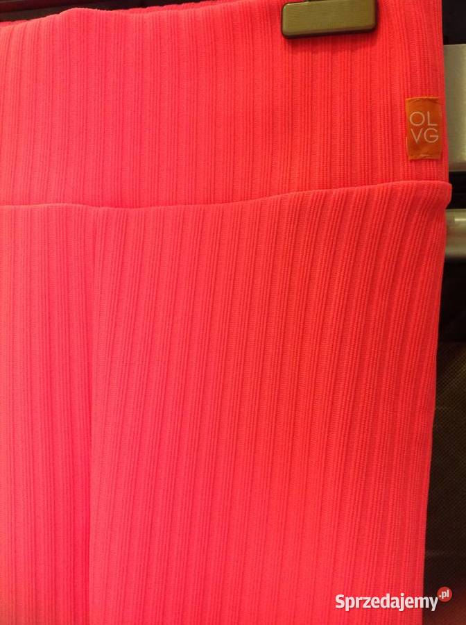 Leginsy Orange Neon Damskie OLA VOGA S NOWE Moda i Styl Nowa Sól