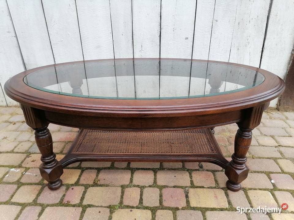 Ława owalna dębowa Wąwolnica