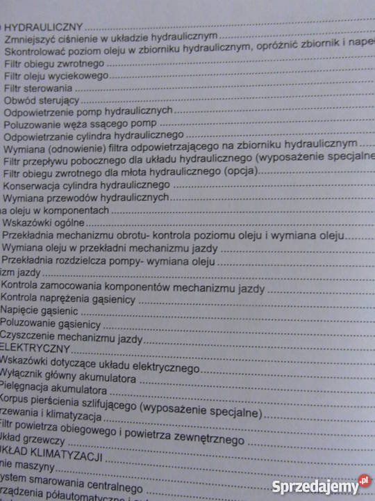 dtr instrukcja obsługi koparka liebherr 906 i zachodniopomorskie Szczecin sprzedam