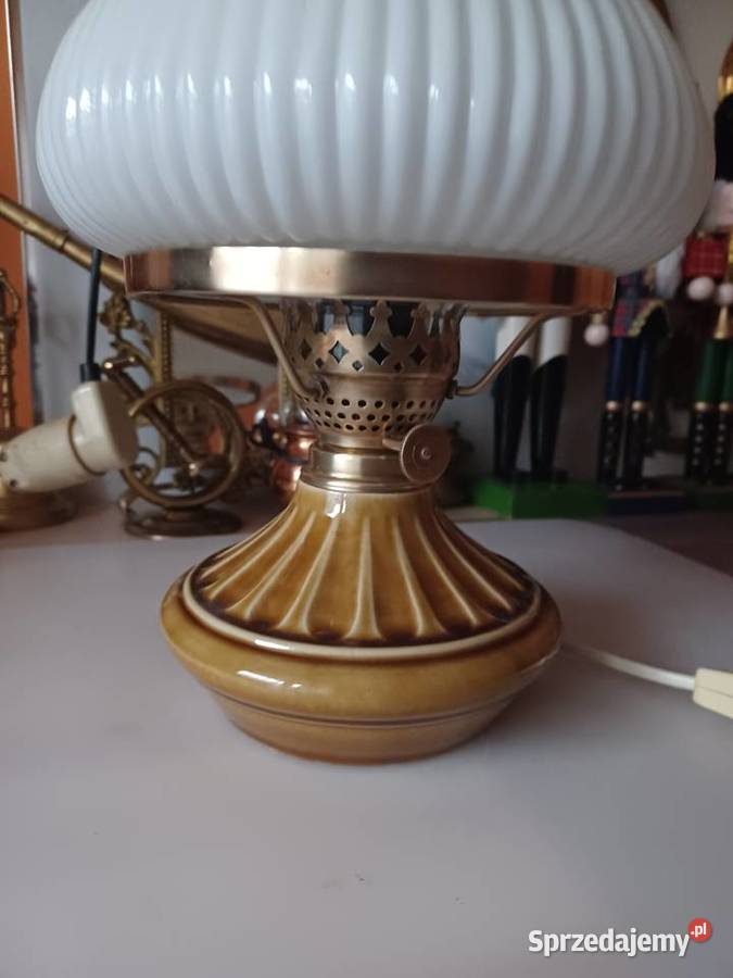 Piękna Iampa stołowa PRL Lampy stołowe i nocne Poznań