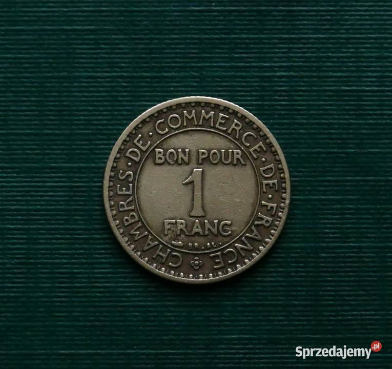 FRANCJA 1 frank 1922r Gliwice