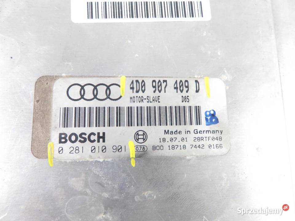 STEROWNIK AUDI A8 D2 33 TDI V8 4D0907409D małopolskie