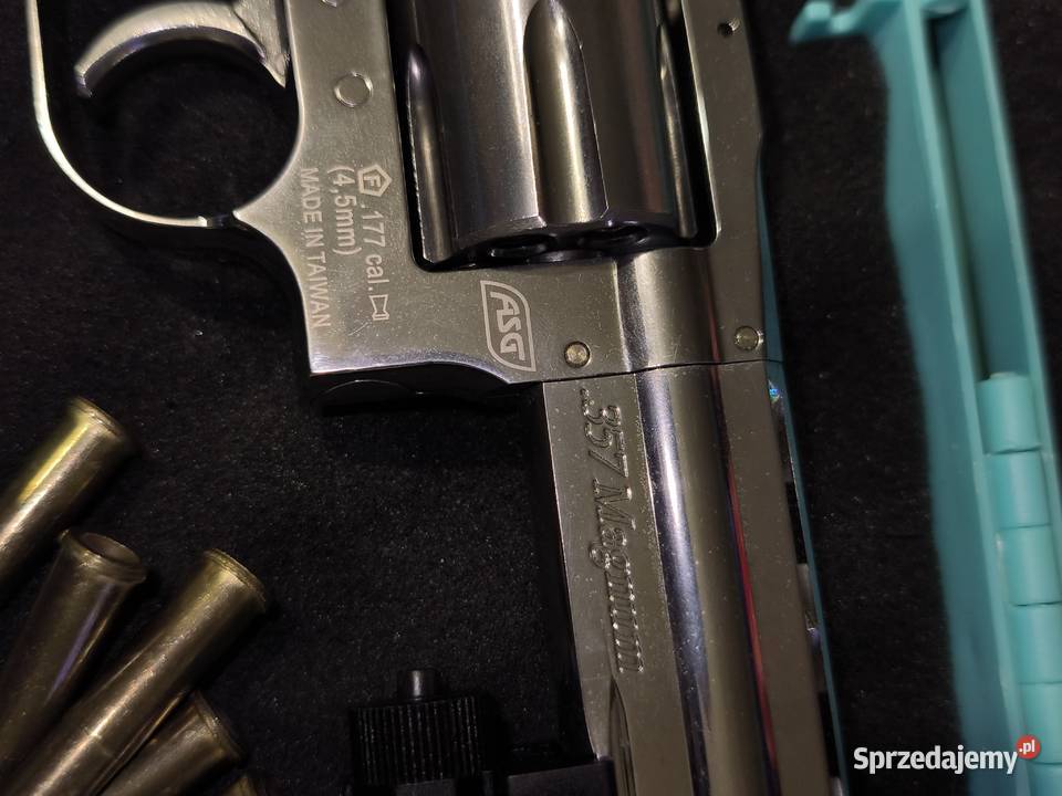 Wiatrówka rewolwer Dan Wesson 715 4 Diabolo 45 Lędziny