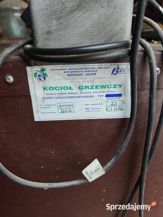 Kocioł piec CO 23 kW ze sterownikiem nadmuchem i Olszanka sprzedam