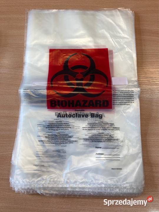 Worki jednorazowe na odpady biologiczne do Poznań sprzedam