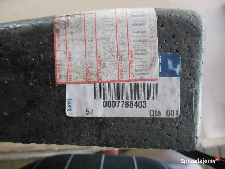 ODBOJNIK ZDERZAKA TYŁ FIAT BRAVO BRAVA ORYGINAŁ Kozy