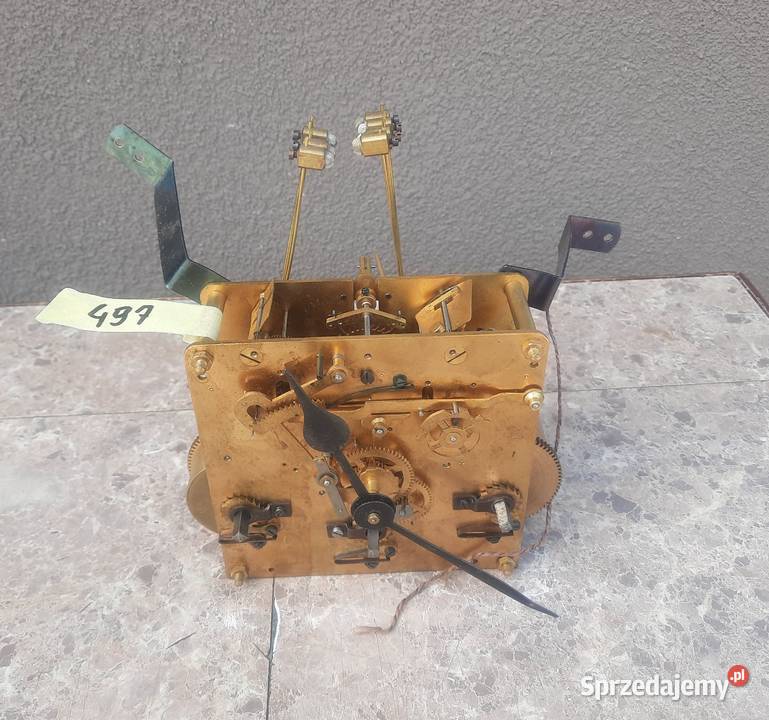 497 Mechanizm kwadransowy starego zegara Kienzle Tczew
