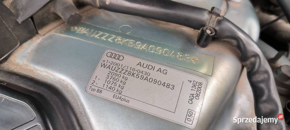 Audi A4 B8 Avant 2008r 20 TDI 143 CAGA światła przeciwmgielne A4 Rogówko