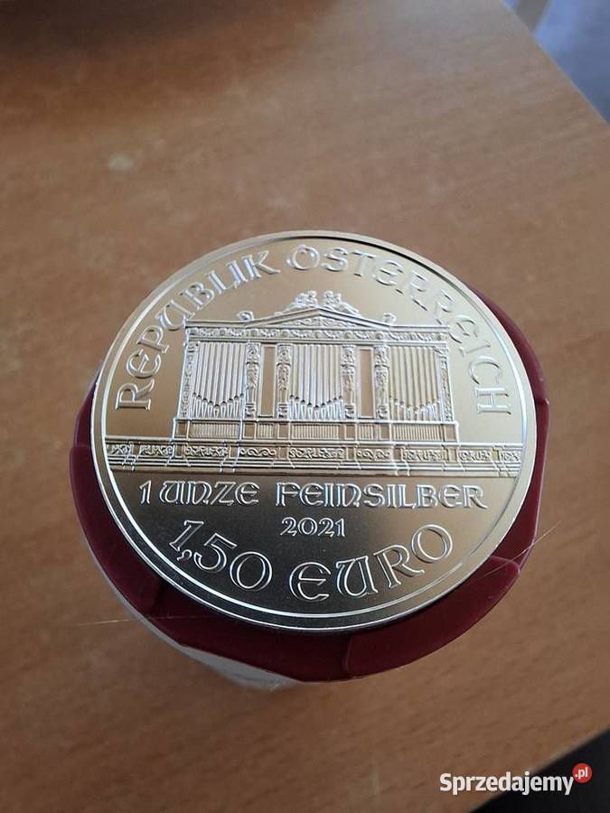 Monety srebrne Wiedeński Filharmonik Masterbox dolnośląskie Wrocław