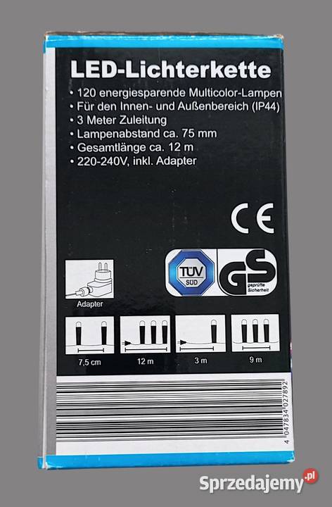 Lampki choinkowe podwójne łańcuchy świetlne LED Chrzanów