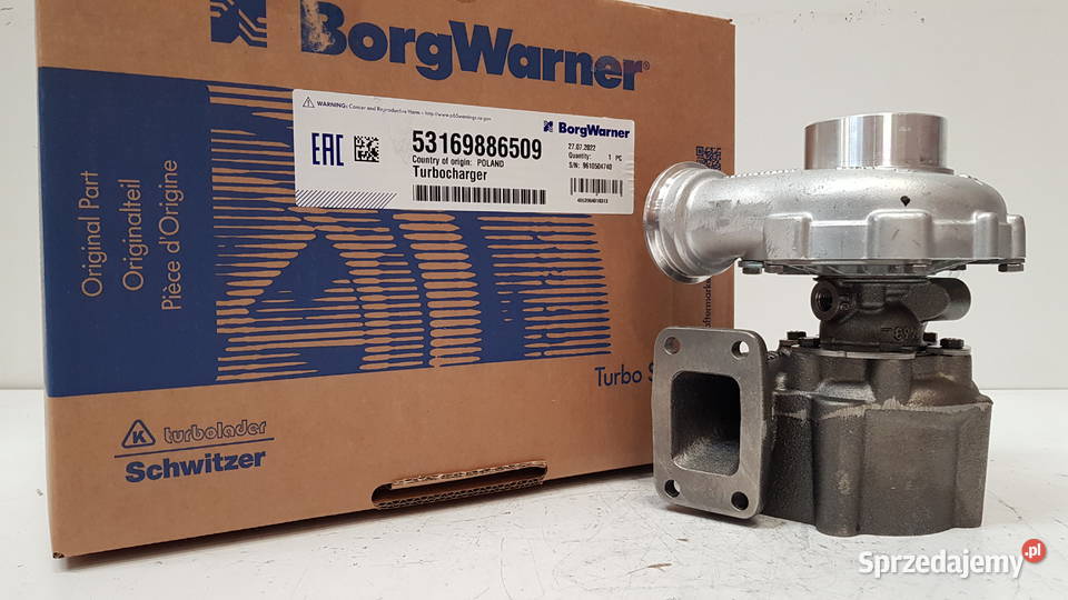Turbosprężarka BorgWarner KKK 53169706509 mazowieckie Siedlce