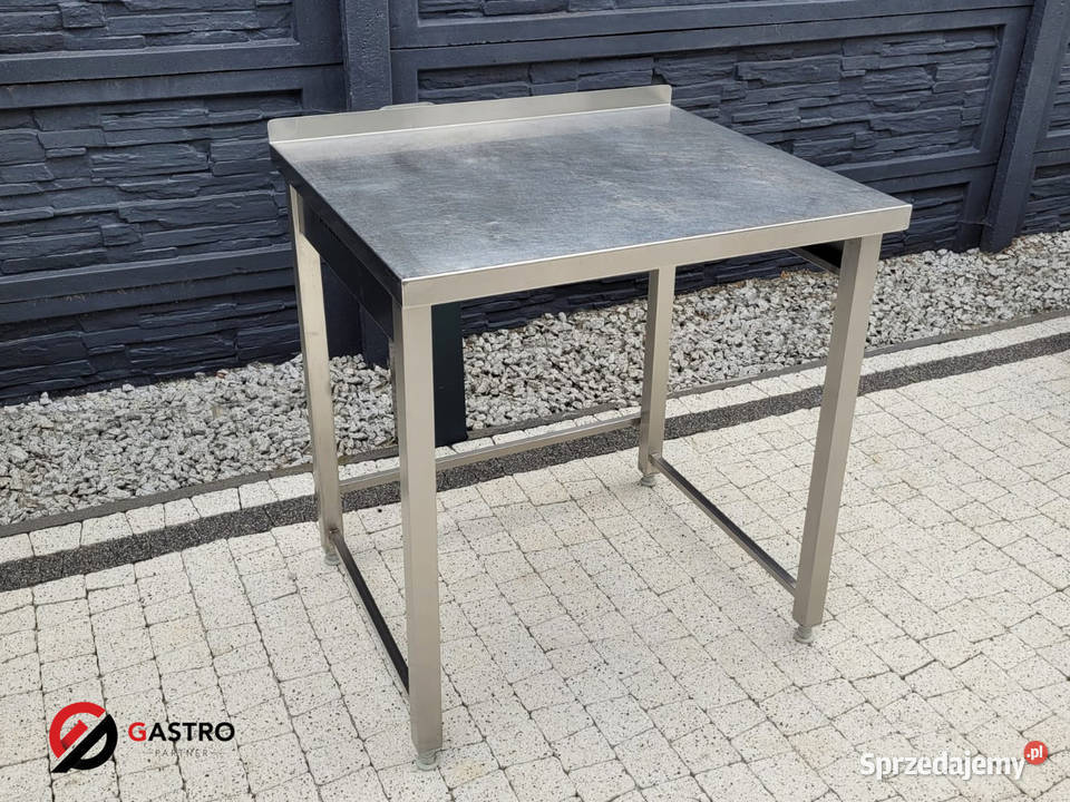 Stół przyścienny gastronomiczny 800x700x850 mm Biznes i Przemysł Ostrów Wielkopolski