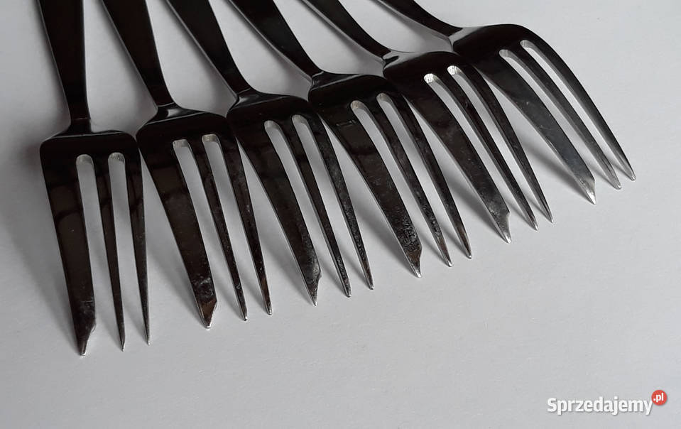 Widelczyki deserowe PASECZKI PASKI Gerlach Sztućce śląskie Dąbrowa Górnicza