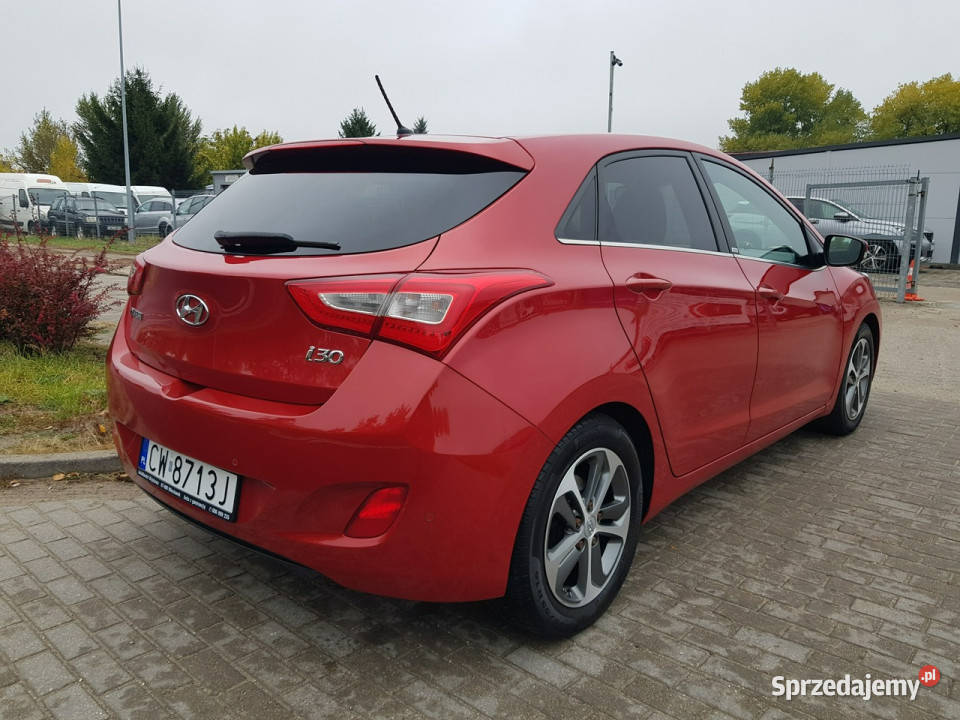 Hyundai i30 16 Benzyna Klima Czarna Podsufitka kujawsko-pomorskie Włocławek