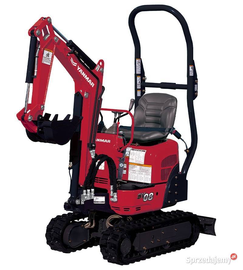 Fabrycznie nowa japońska minikoparka Yanmar SV08 Rok produkcji 2025 Łódź